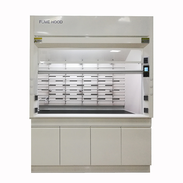Ducted Lab Fume Hoods Galvanized Steel Type xunling